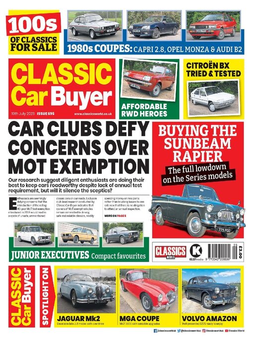 Kelsey Publishing Ltd作のClassic Car Buyerの作品詳細 - 貸出可能